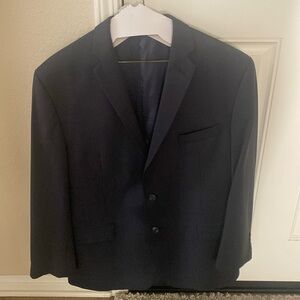 Men’s Calvin Klein sport coat jacket size 46 R navy blue